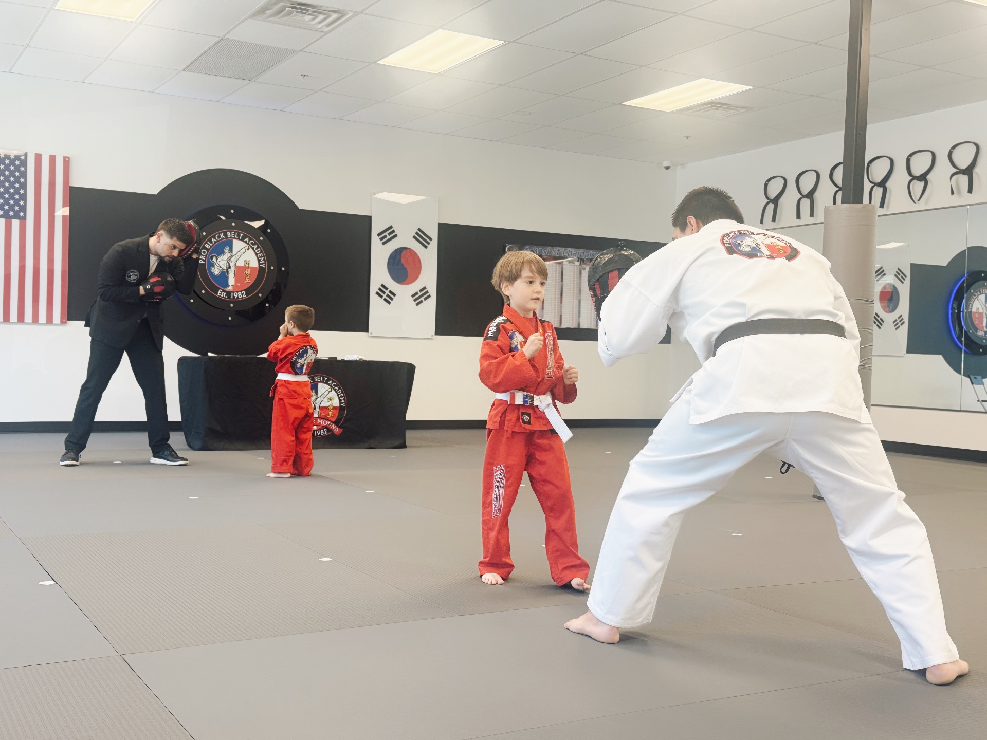 Red Warriors taekwondo program — Ages 4–6 at Pro Black Belt Academy Flower Mound